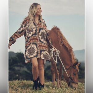 SPELL | SPELL X BABYANYTHING X ELLE FERGUSON Shirt Dress